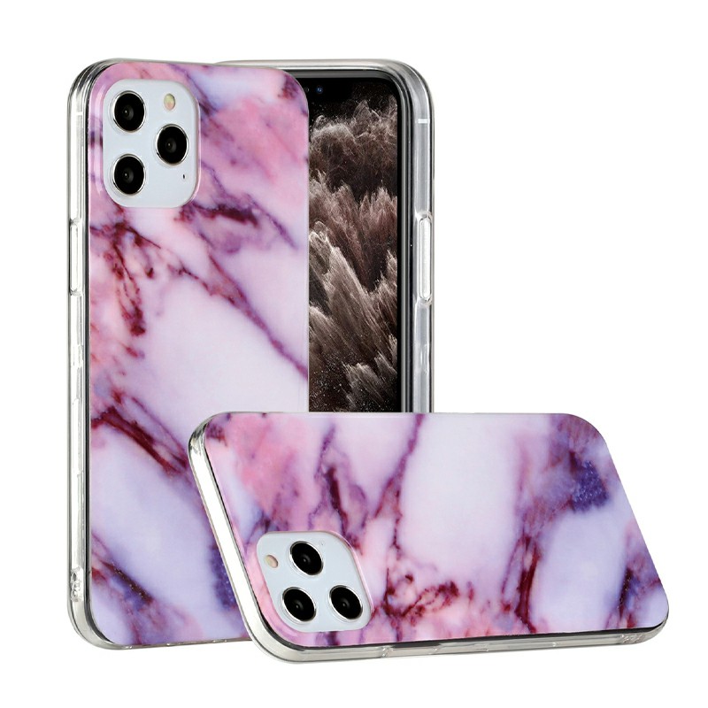 Marble Design Shockproof Soft Silicone Rubber TPU Case for iPhone 12 Pro