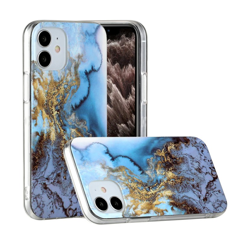 Marble Design Shockproof Soft Silicone Rubber TPU Case for iPhone 12