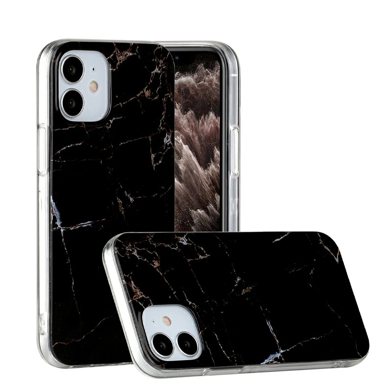 Marble Design Shockproof Soft Silicone Rubber TPU Case for iPhone 12