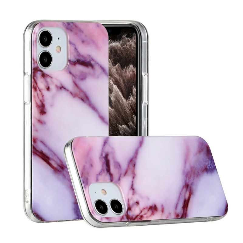Marble Design Shockproof Soft Silicone Rubber TPU Case for iPhone 12 Mini