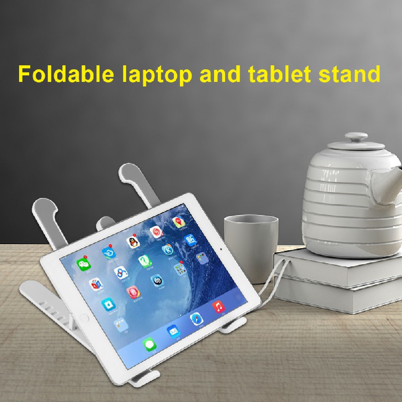 Adjustable Laptop Stand Support Home Office Table Tablet Top Non-slip Holder