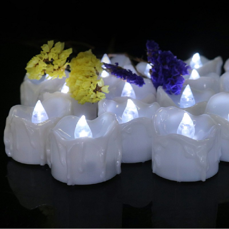 12PCS Flameless LED Candle Flickering Tea Light Battery Operated Lamp