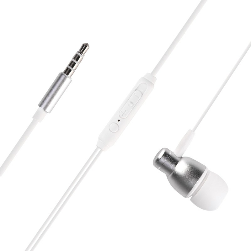 V8 In-Ear 3.5m Wired Earphones with Microphone Strong Bass-driven Stereo Sound
