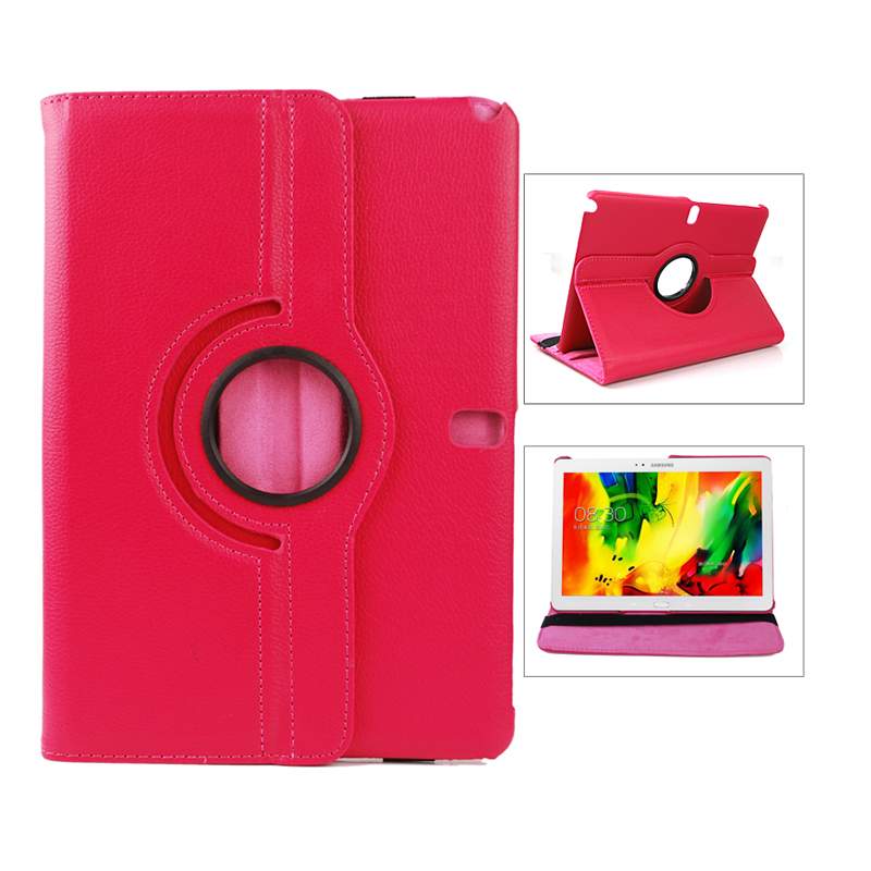 360 Degree Rotating Flip Case with Stylus Pen and Screen Film for Samsung Galaxy Note 10.1 P600
