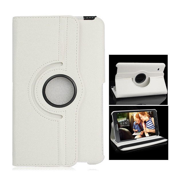 360 Degree Rotating Flip Case with Stylus Pen and Screen Film for Samsung Galaxy T330 Tab4 8.0