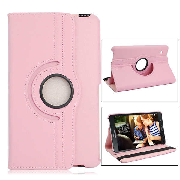 360 Degree Rotating Flip Case with Stylus Pen and Screen Film for Samsung Galaxy T330 Tab4 8.0