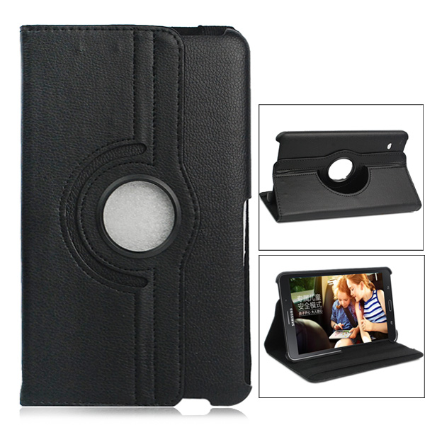 360 Degree Rotating Flip Case with Stylus Pen and Screen Film for Samsung Galaxy T330 Tab4 8.0
