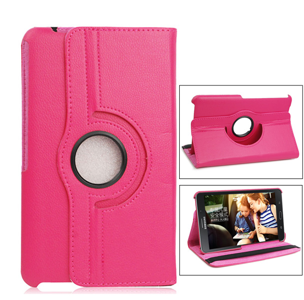 360 Degree Rotating Flip Case with Stylus Pen and Screen Film for Samsung Galaxy T330 Tab4 8.0