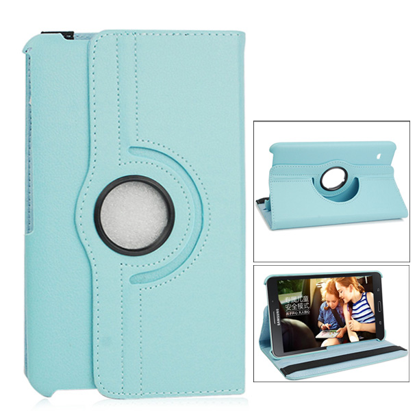 360 Degree Rotating Flip Case with Stylus Pen and Screen Film for Samsung Galaxy T330 Tab4 8.0