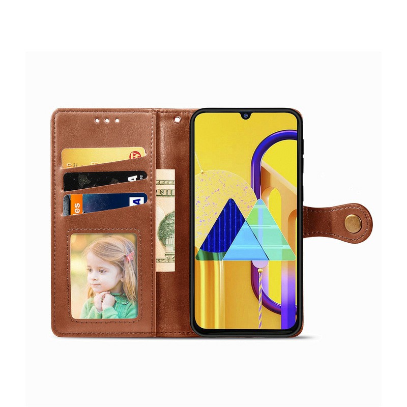 Magnetic PU Leather Wallet Flip Stand Case Cover for Samsung Galaxy M30S