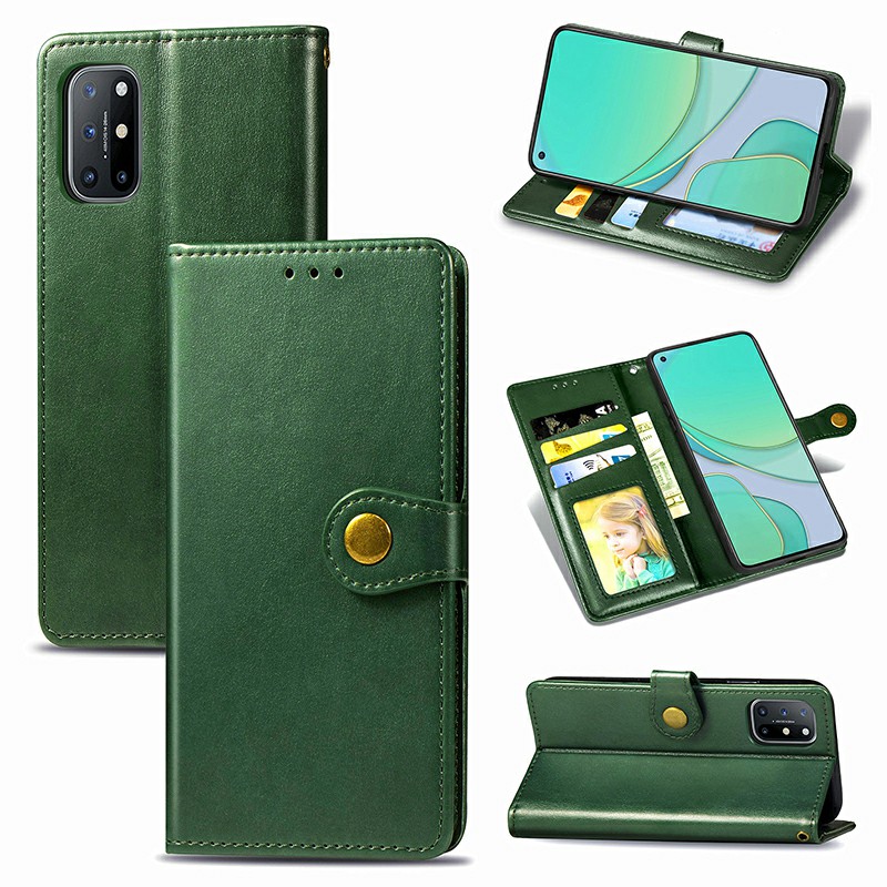 Magnetic Buckle PU Leather Wallet Case Cover for OnePlus 8T