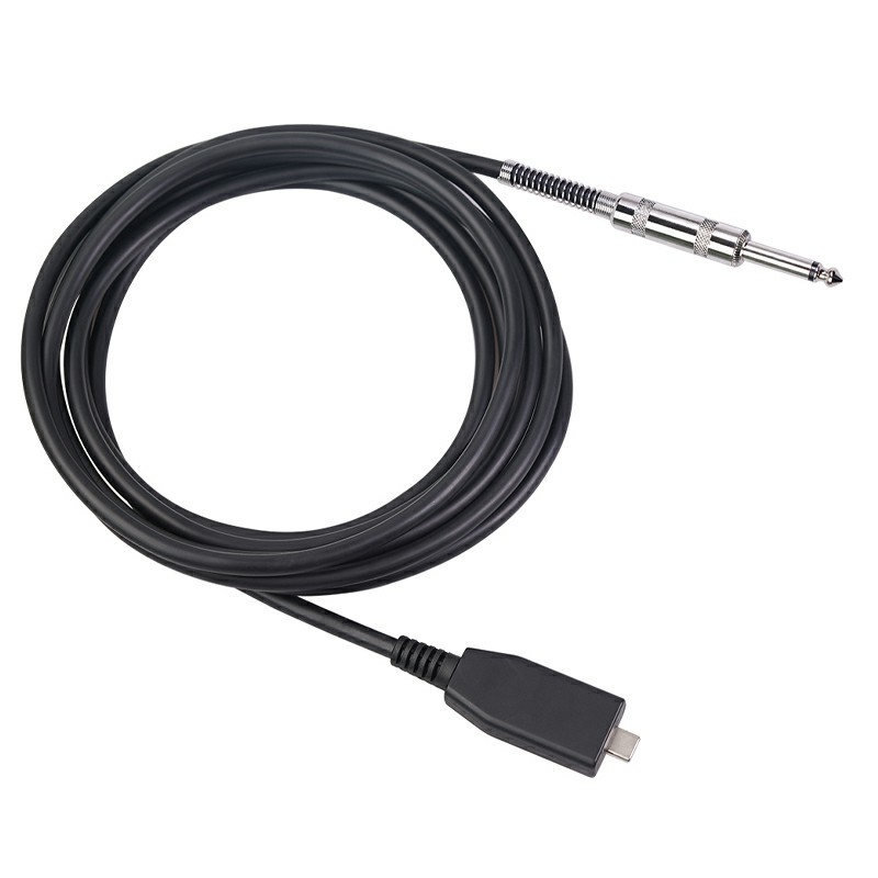 USB C to 6.35mm 1/4 TRS Audio Stereo Cable Electric Guitar Recording Wire