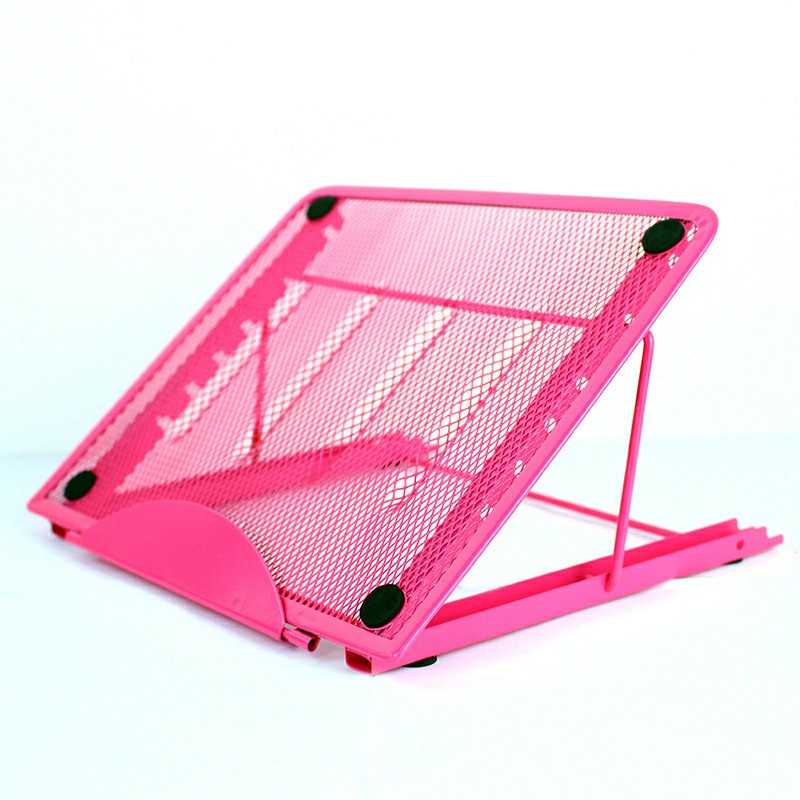 Adjustable Laptop Stand Folding Portable Mesh Desktop iPad Holder Office Support