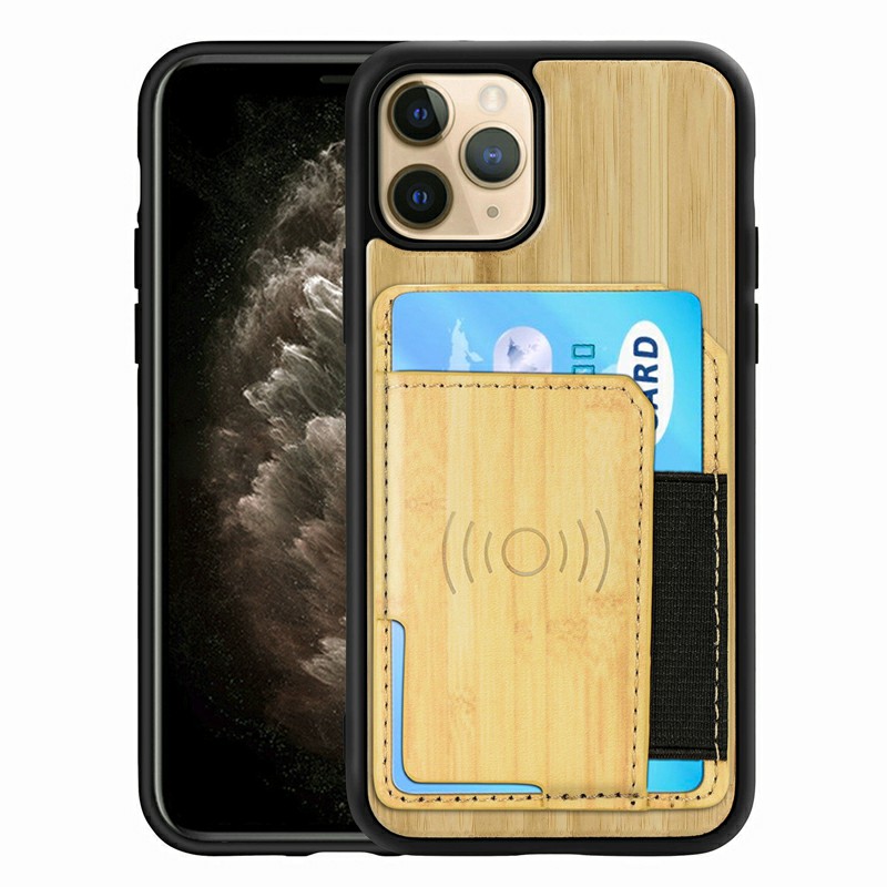 Real Natural Wood Phone Case Protective Back Cover for iPhone 11 Pro Max