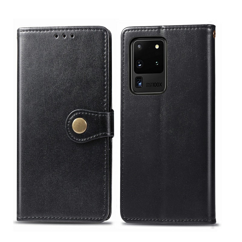 Magnetic PU Leather Wallet Case Cover for Samsung Galaxy S20 Ultra
