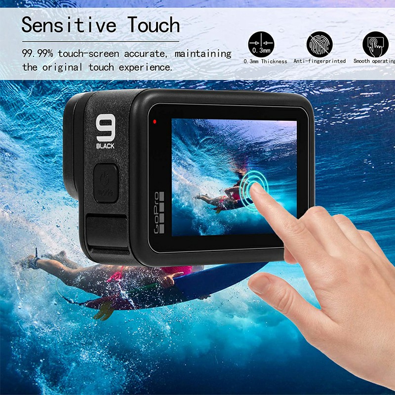 Highly Transparent and High Definition Screen Protector for Gopro Hero 9