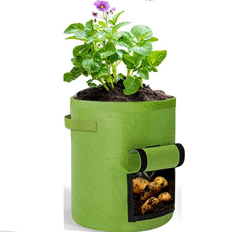 Plant Grow Bags Potato Fruit Vegetable Garden Planter Growing Bag 5 Gallon