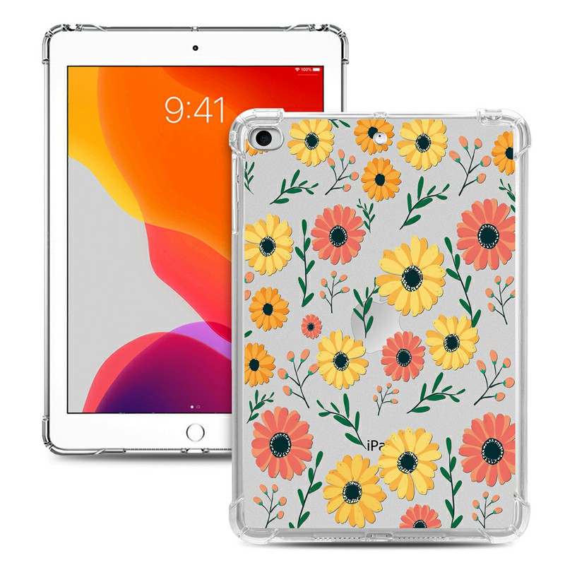 Soft TPU Painted Protective Back Cover Snap-on Case for iPad Mini 1/2/3/4/5