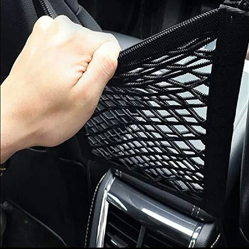 Car Seat Hanging Bag Mesh Pocket Net Storage Boot Tidy Organiser Nylon Holder