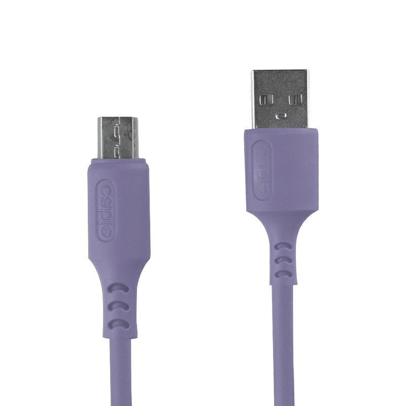 1m Silicone Material Ultra Soft Micro USB Android Charging Cable