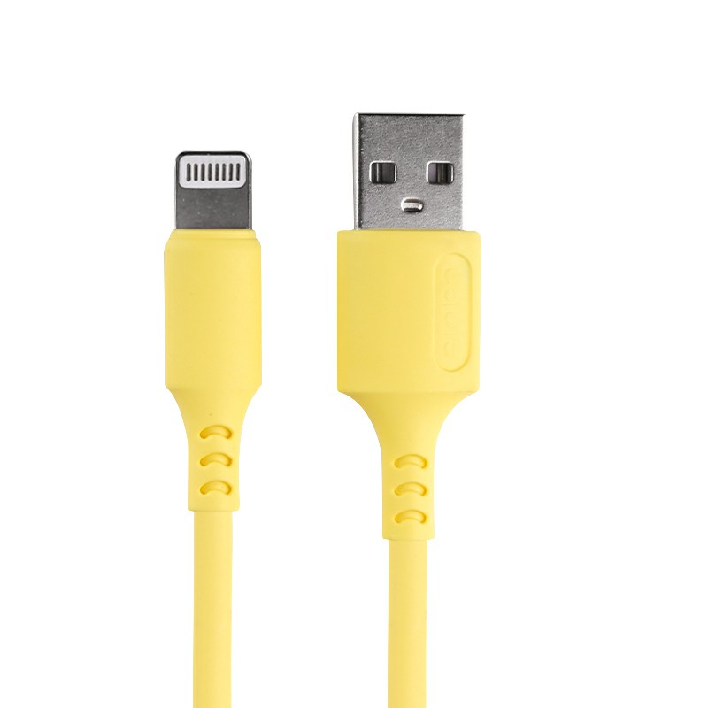 1m Silicone Material Ultra Soft 8 pin for Charging Cable