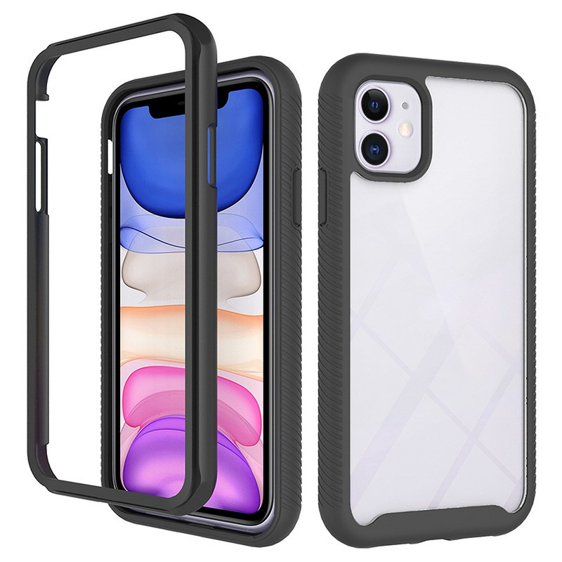 360 degree Full Body Slim Armor Case with Front Frame for iPhone 11