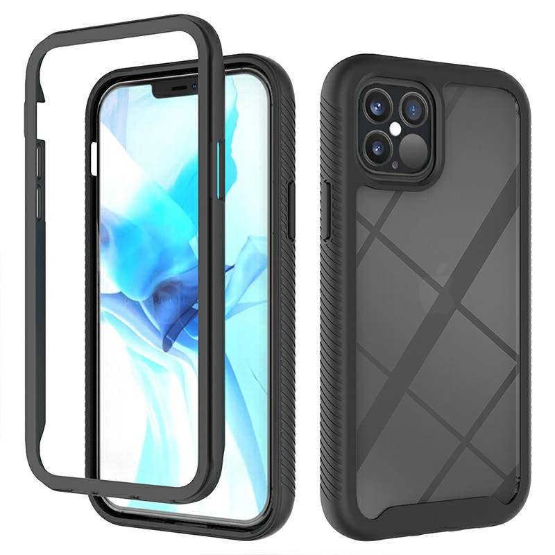 360 degree Full Body Slim Armor Case with Front Frame for iPhone 12 Pro