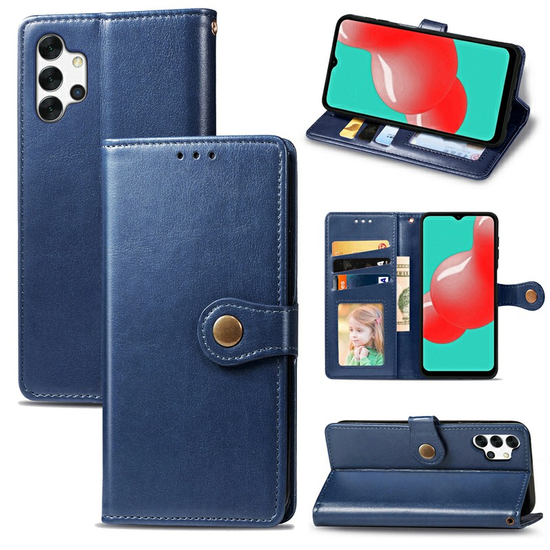 Magnetic Closure PU Leather Wallet Case Cover for Samsung Galaxy A32 5G