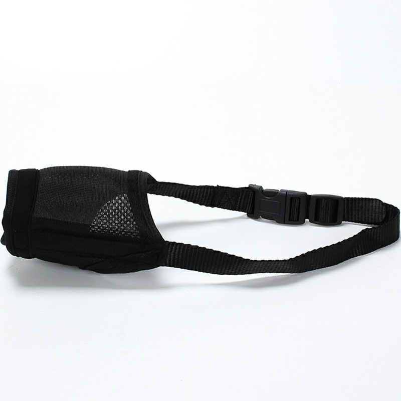 Dog Muzzle Prevent for Biting Barking and Chewing with Adjustable Loop Soft Breathable Mesh