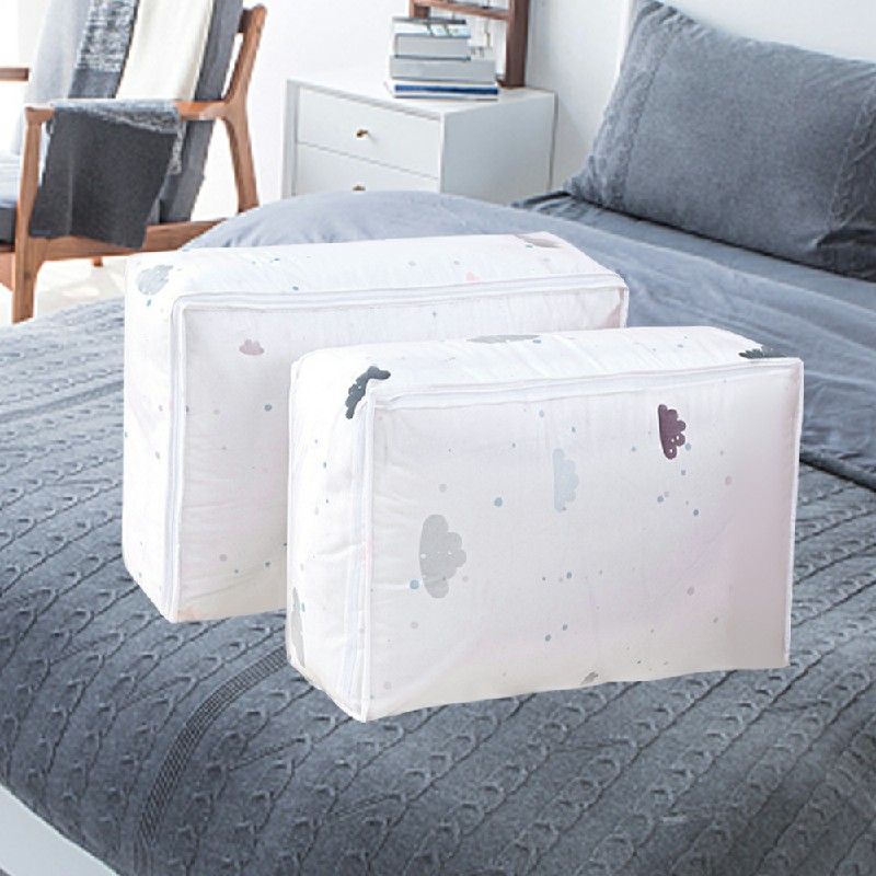 2 pcs Dustproof Large Storage Bags Clothes Laundry Duvet Pillows Shoes Underbed