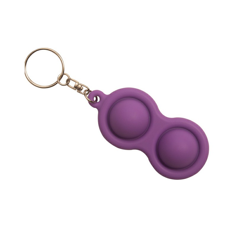 Press Bubble Fun Mini Pressure Relief Fingertip Silicone Finger Practice Keychain