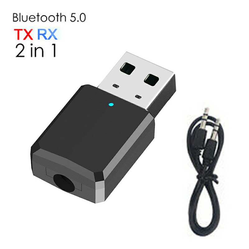 Wireless Bluetooth 5.0 Audio Receiver Transmitter 2-in-1 TV PC Adapter