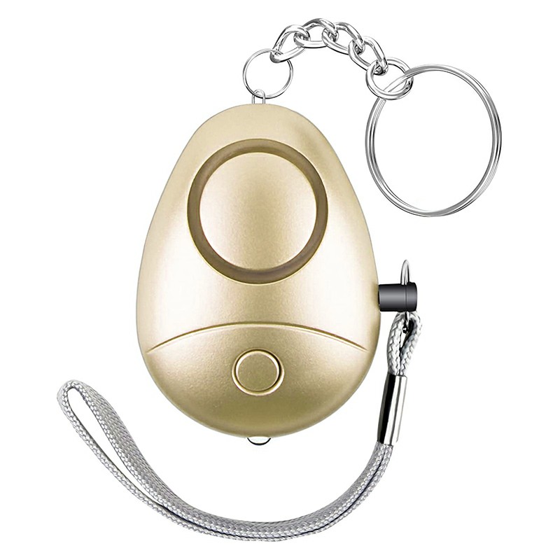 130 db Personal Defense Siren Alarm Keyring Anti-attack Security Alarm Keychain