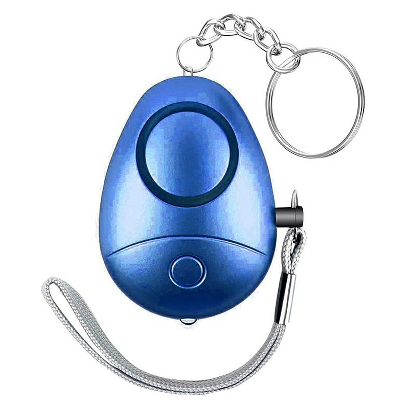 130 db Personal Defense Siren Alarm Keyring Anti-attack Security Alarm Keychain