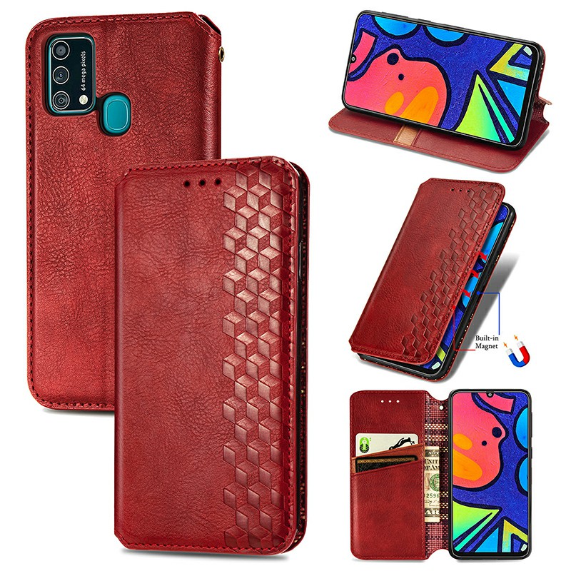 Magnetic PU Leather Wallet Case Cover for Samsung Galaxy M21S F41 M31