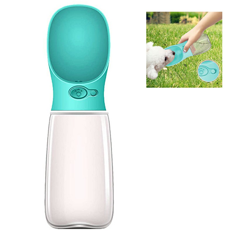 550ml Portable PET Dogs Cats Water Bottle Lightweight Feeder