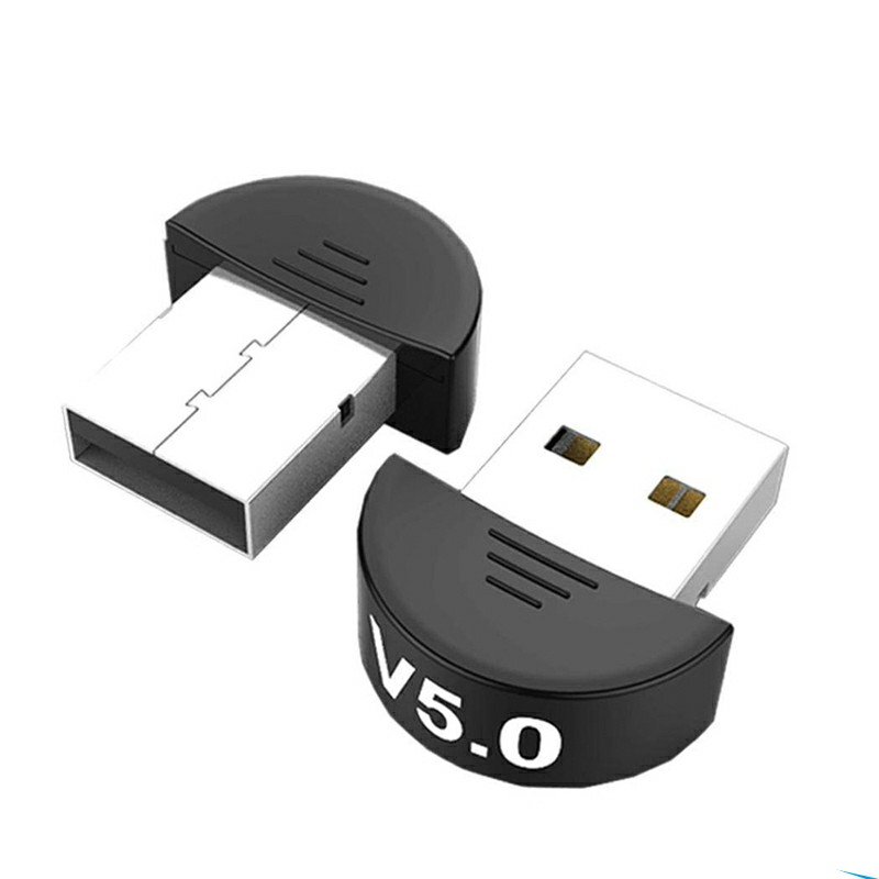 USB Bluetooth 5.0 Adapter for PC Win10/8.1/8/7/XP/Vista - Half Round