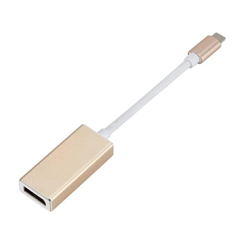 USB-C to DisplayPort Cable Adapter Dongle Compatible with MacBook Pro iPad Pro XPS Galaxy Surface Pro