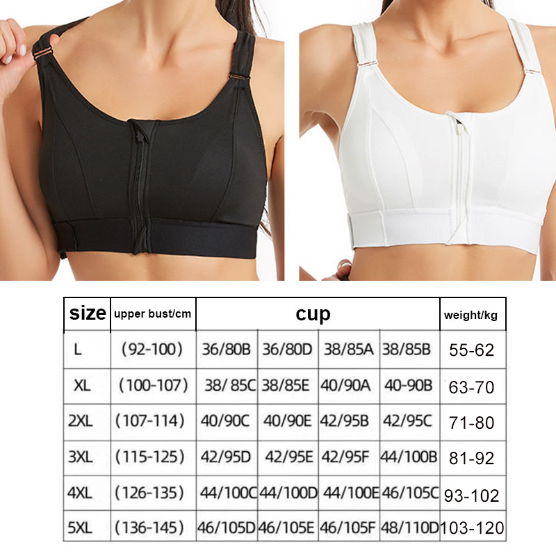 Dropshipping Back Closure Strappy Sports Bras Criss Cross Wireless Padded  Workout Yoga Bra Tops - Black 4XL - Go Dropship