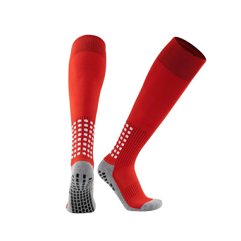 Wholesale Long Anti-slip Rugby Football Grip Socks Breathable
